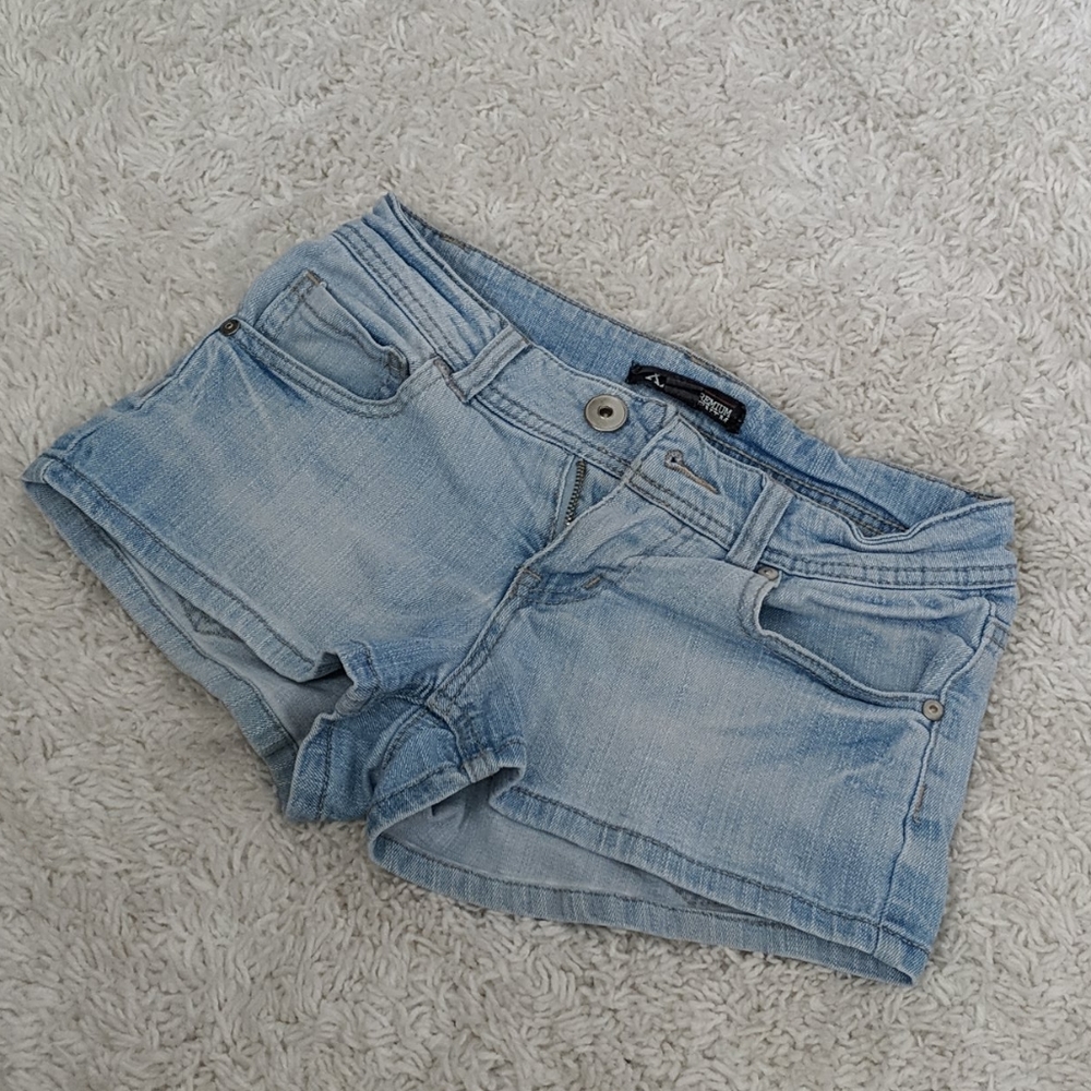 Forever 21 faded distressed denim shorts